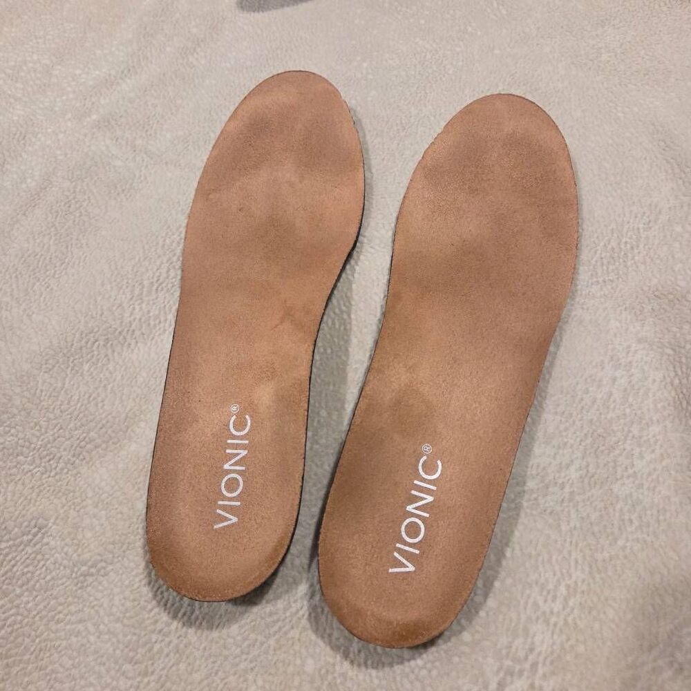 Vionic Caroll leather ballet flats, Navy blue size 8.5 - Picture 8 of 9
